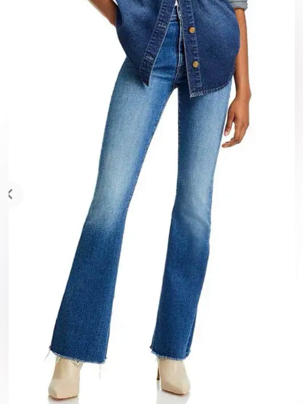 Mother NEW The Cruiser Sneak Fray flare boot cut jeans Hike Hike, Baby size 29